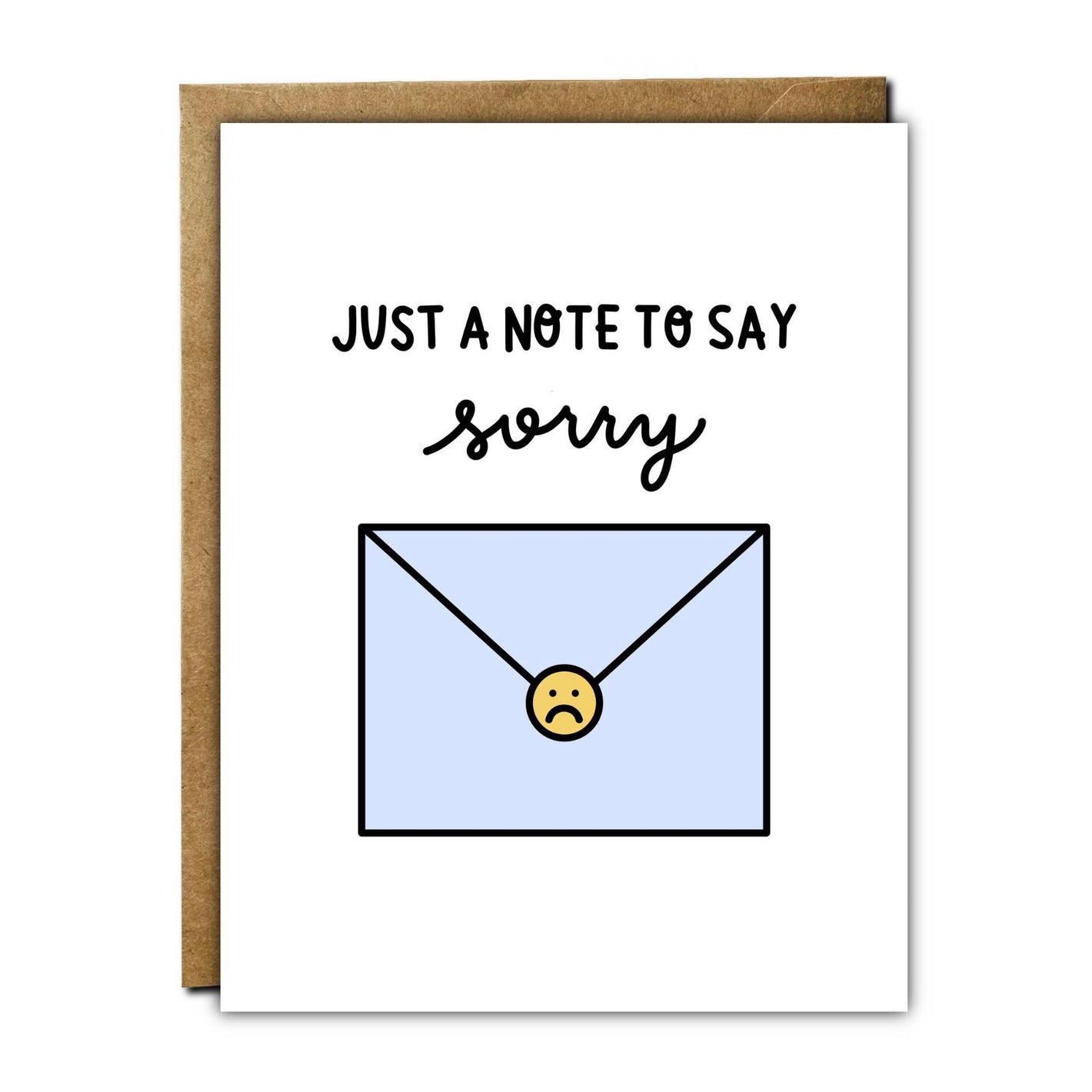 Just A Note To Say Sorry Greeting Card