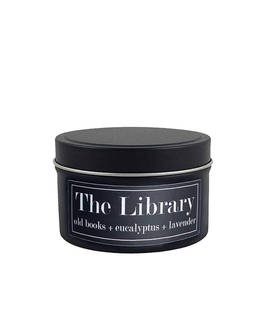 The Library Eucalyptus + Lavender 4oz Soy Candle