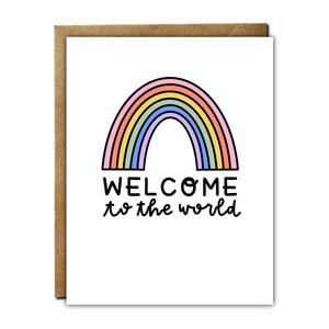 Welcome To The World Baby Shower Card