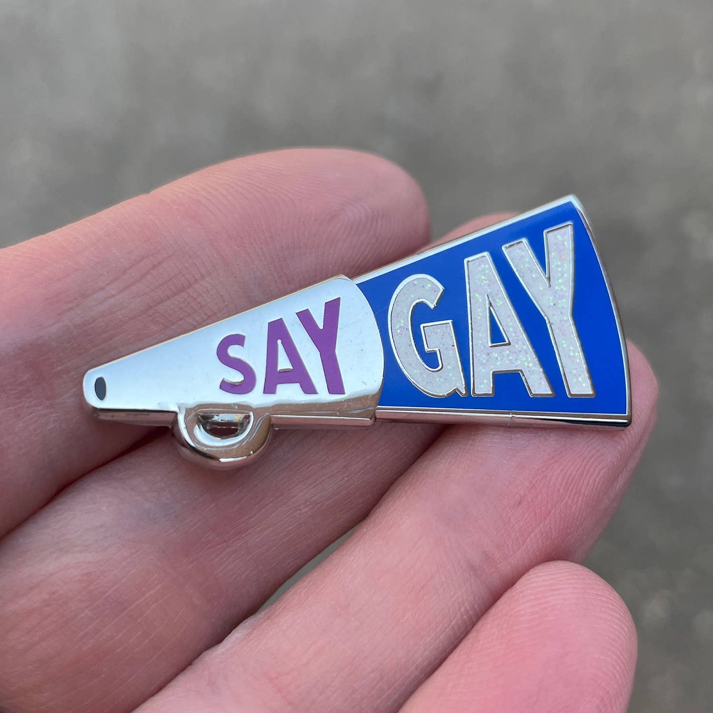 Say Gay Pin