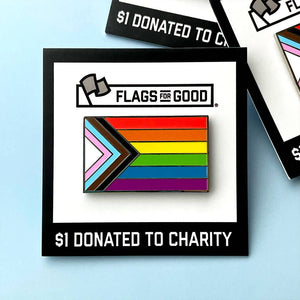 Progress Pride Flag Enamel Pin