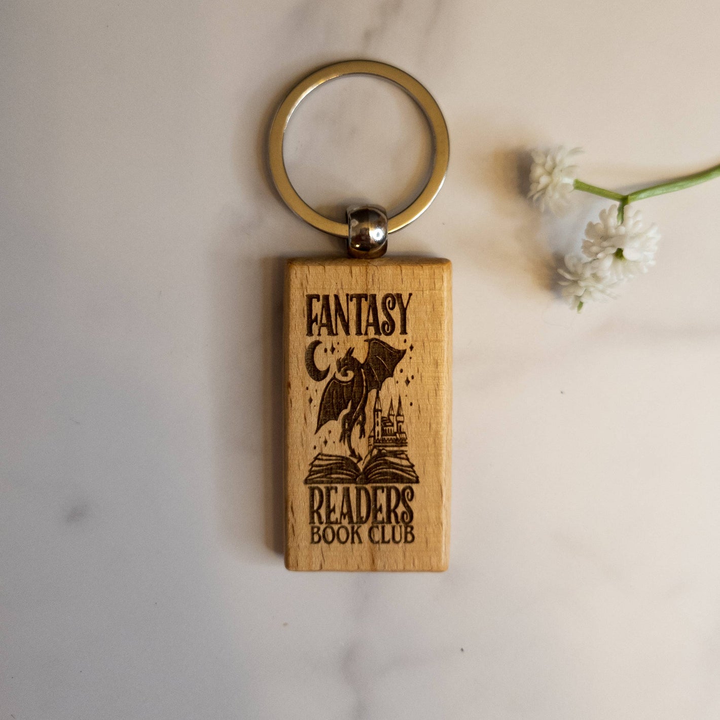 Fantasy Bookish Keychain