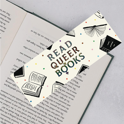 Read Queer Books Bookmark - LGBTQIA+