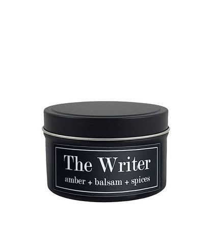 The Writer Amber + Balsam 4oz Soy Candle