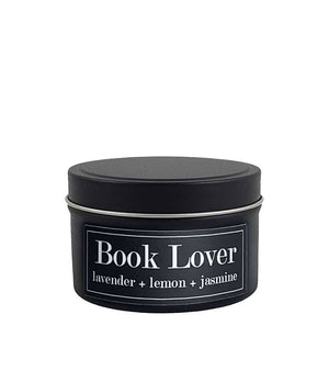 Book Lover Lavender + Cotton 4oz Soy Candle