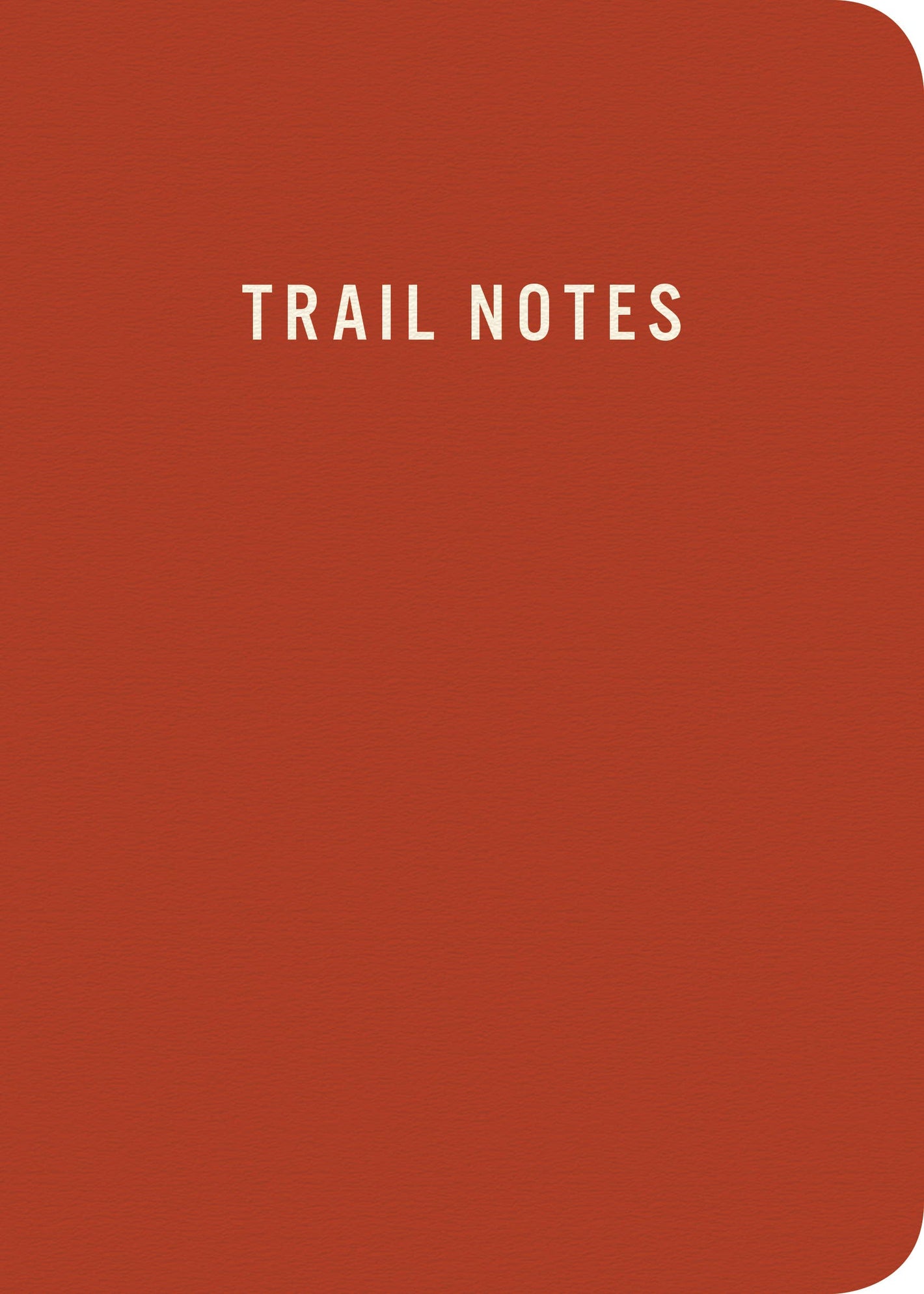 Trail Notes Notebook