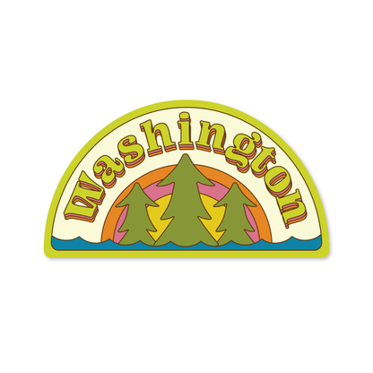 Retro Washington Sticker