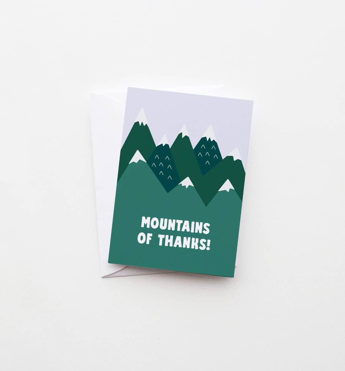 Mountains of Thanks enclosure mini card