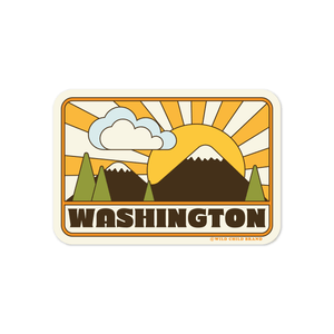 Washington Sunrise Sticker