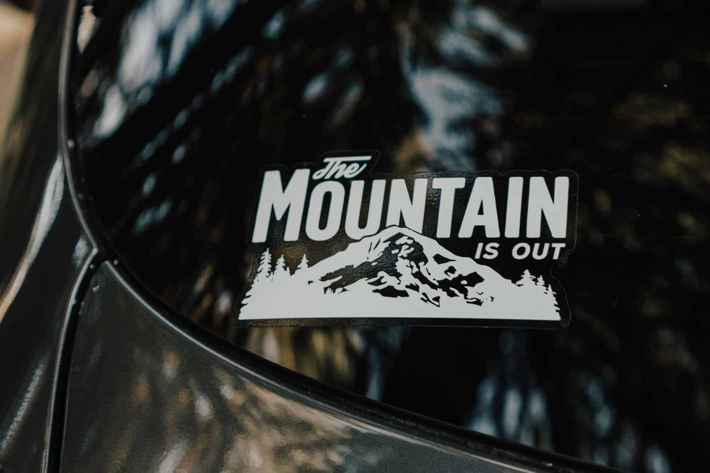 The Mountain Is Out - Mount Rainier - Sticker