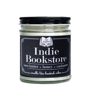 Indie Bookstore 9oz Soy Candle Contest Winner