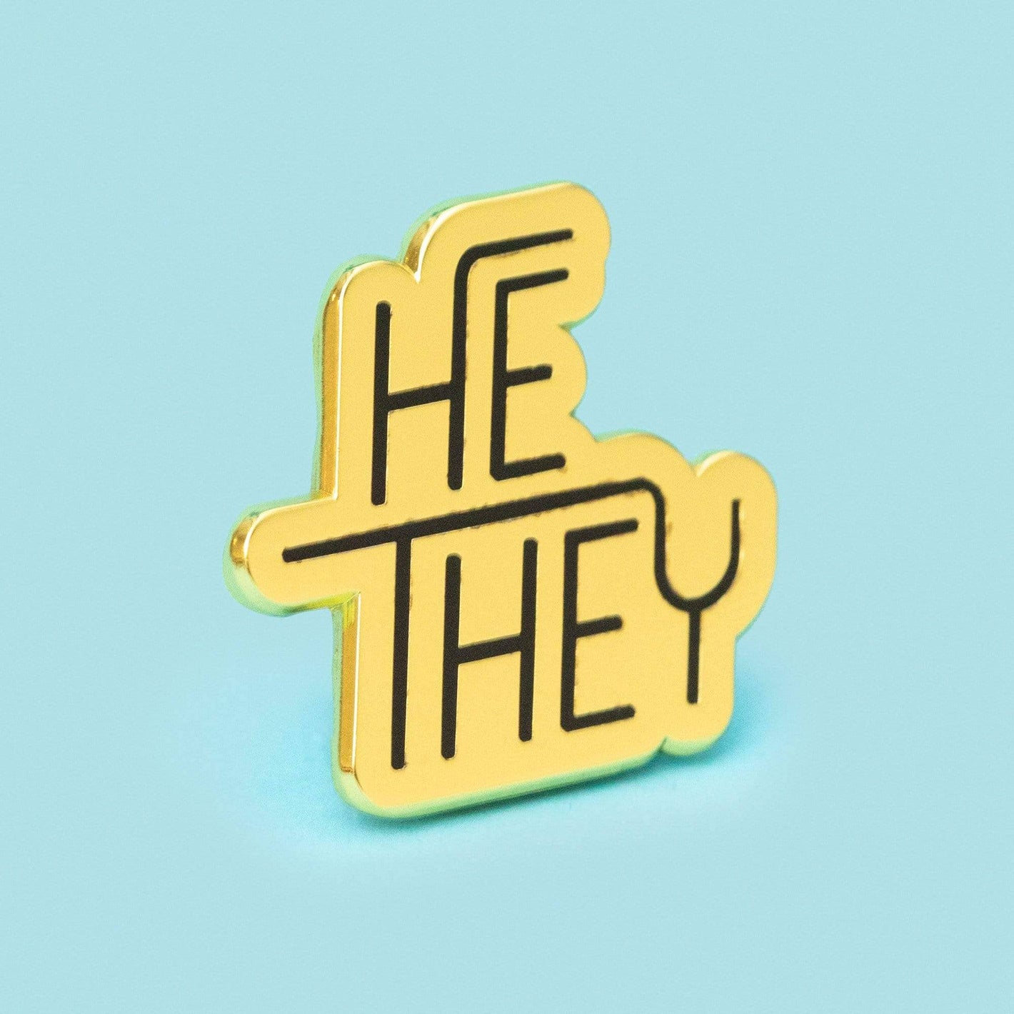 Pronoun Pin - He/They