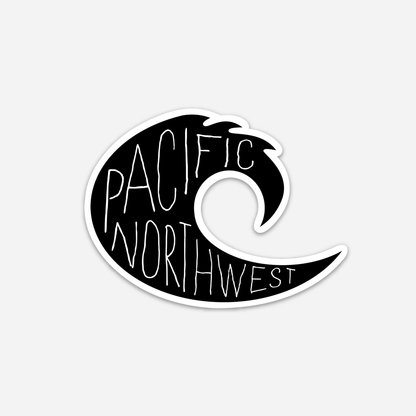 Pacific Northwest Wave Sticker