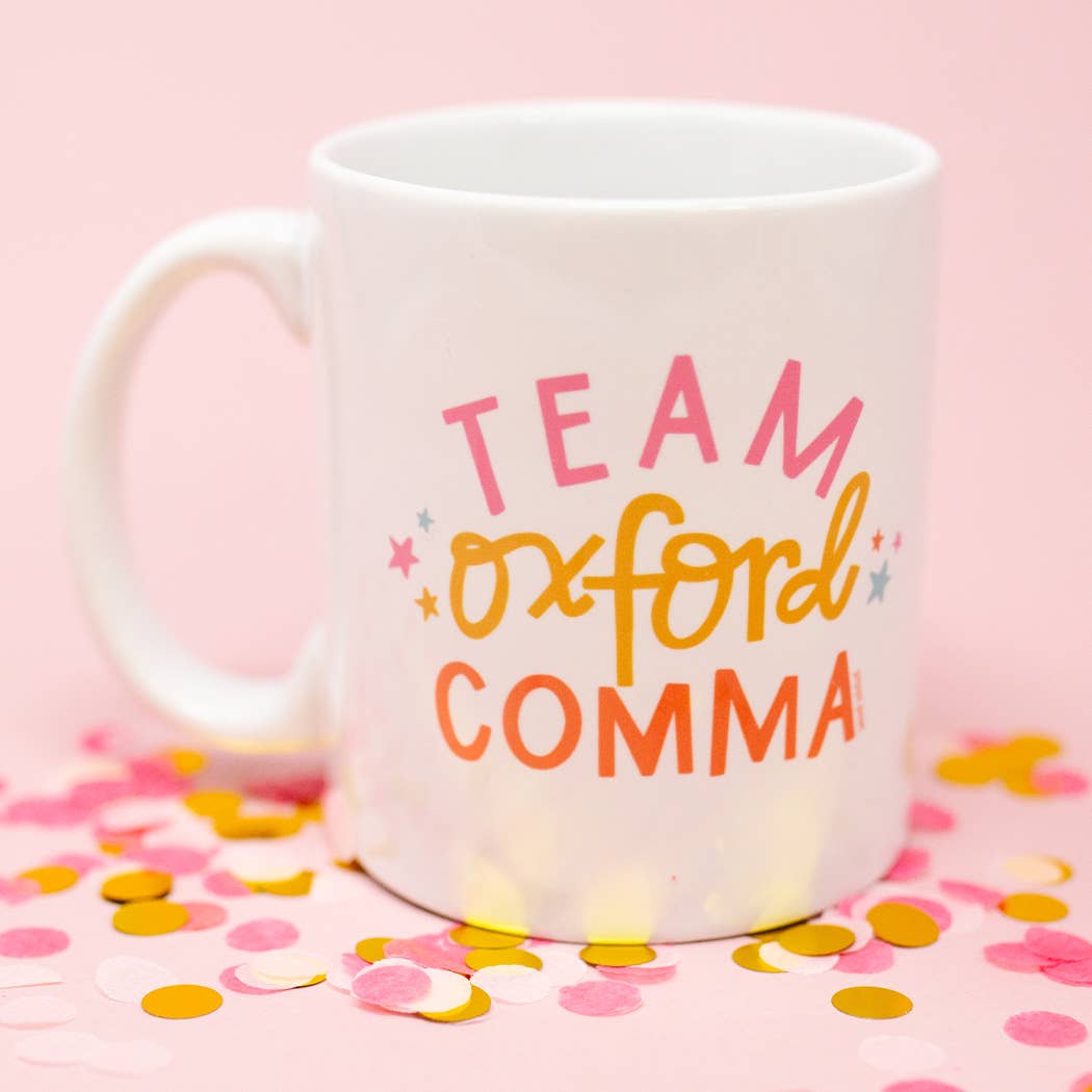 Team Oxford Comma Coffee Mug